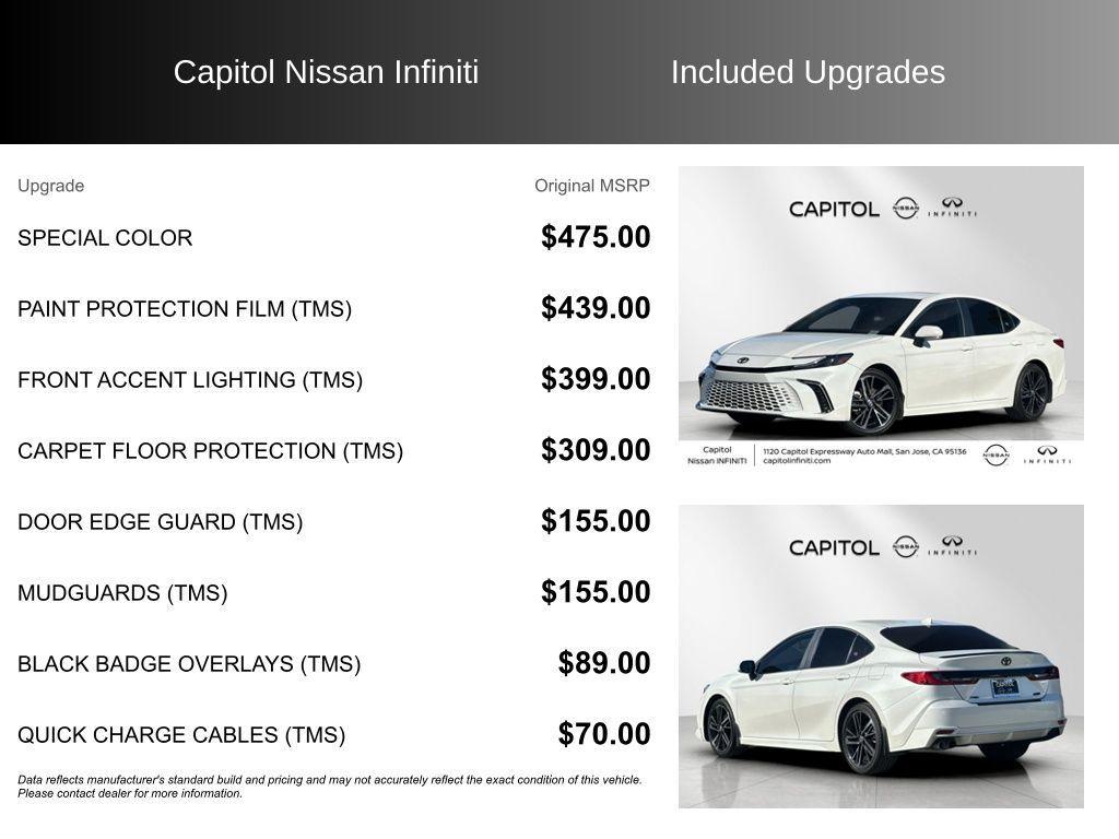used 2025 Toyota Camry car, priced at $33,499