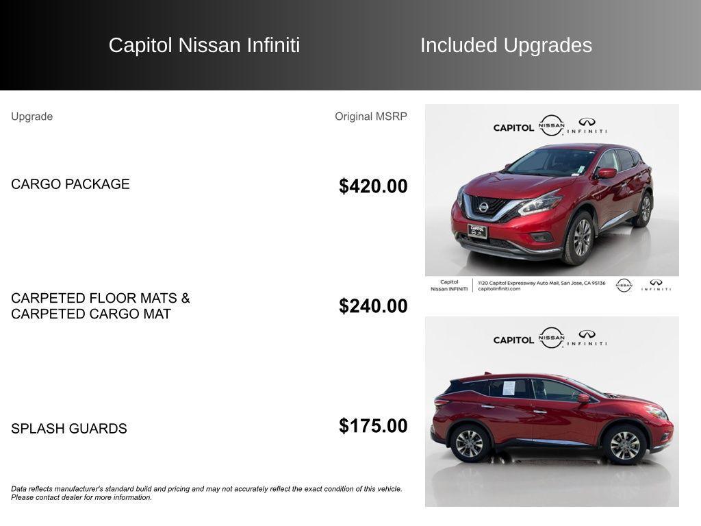 used 2018 Nissan Murano car, priced at $15,995