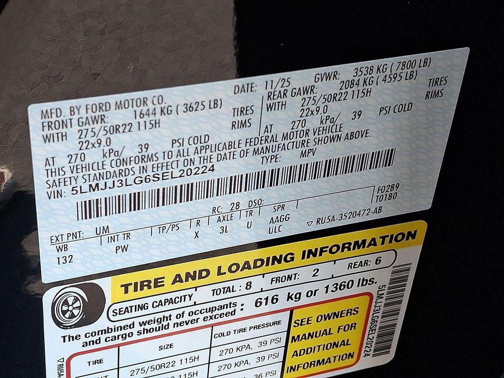 new 2025 Lincoln Navigator car, priced at $99,312