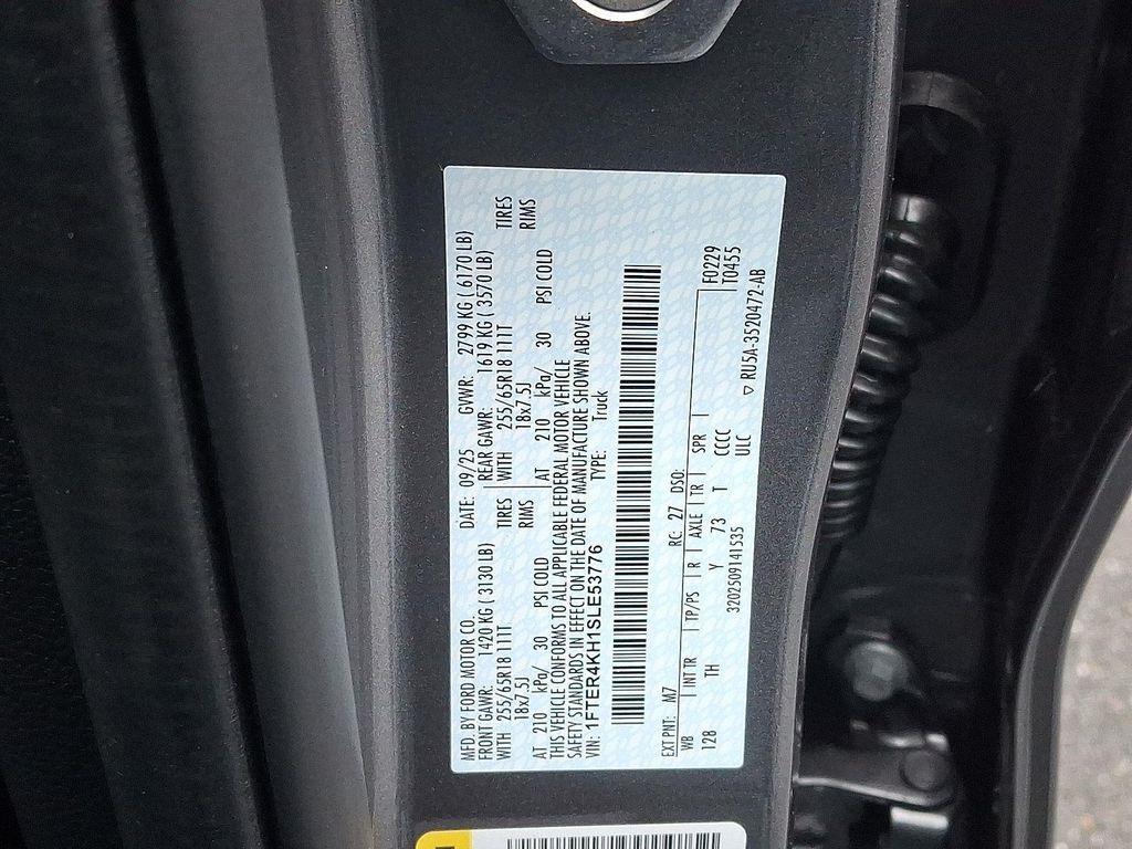 new 2025 Ford Ranger car, priced at $47,198