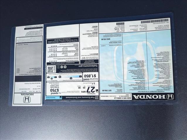 new 2026 Honda HR-V car, priced at $27,987