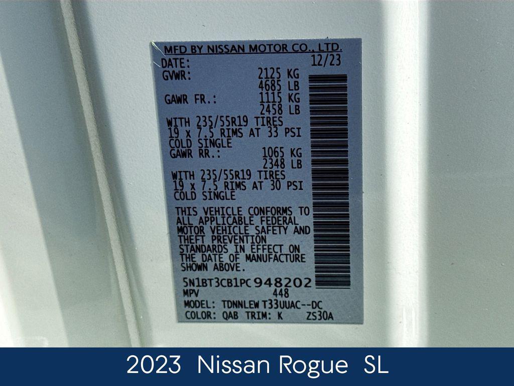 used 2023 Nissan Rogue car, priced at $31,246