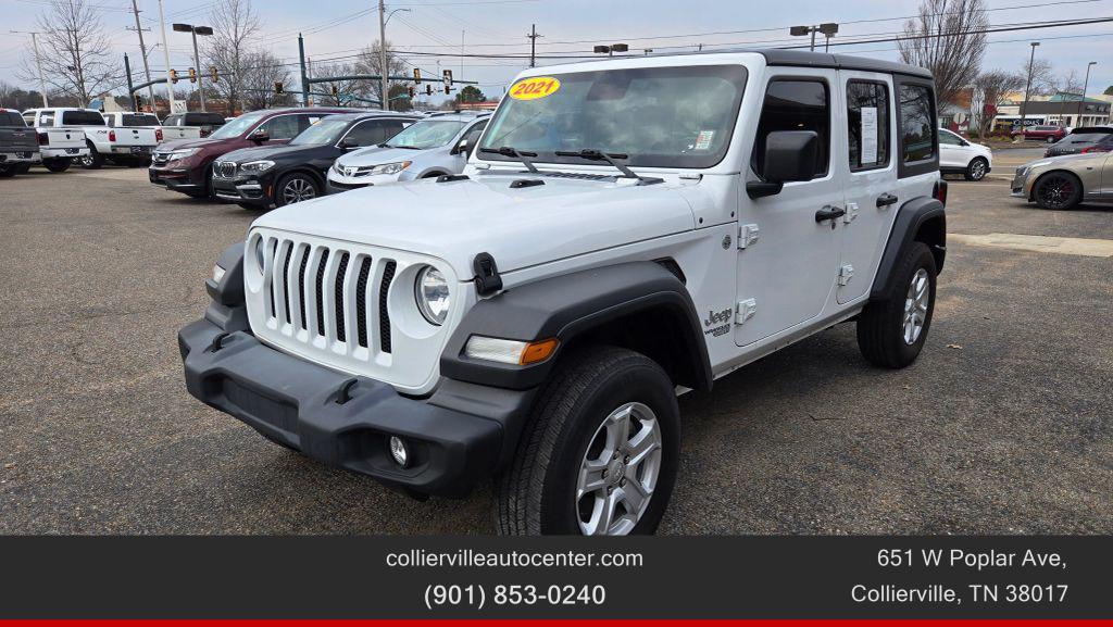 used 2021 Jeep Wrangler Unlimited car, priced at $27,657