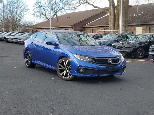 used 2021 Honda Civic car, priced at $16,995