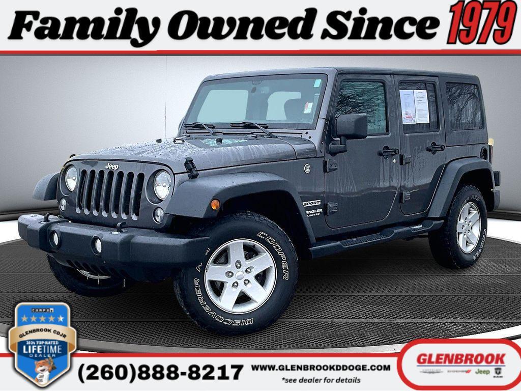 used 2016 Jeep Wrangler Unlimited car, priced at $17,699