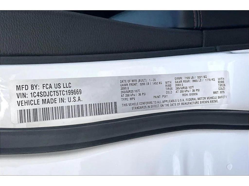 new 2026 Dodge Durango car, priced at $44,291