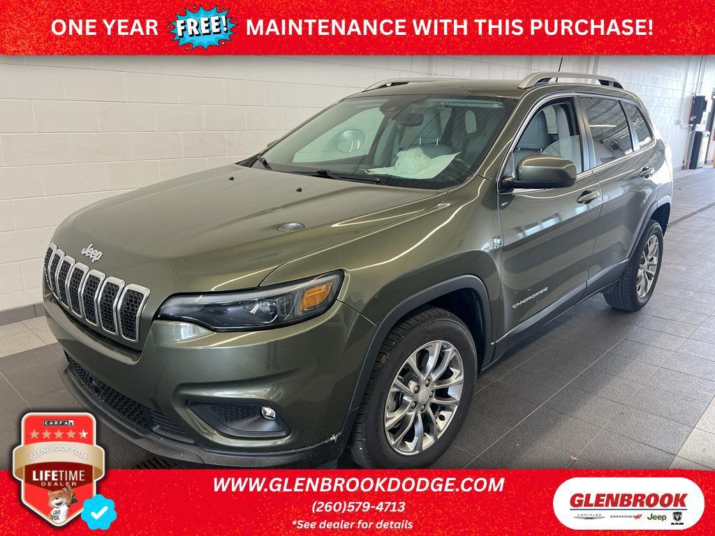 used 2021 Jeep Cherokee car, priced at $19,544