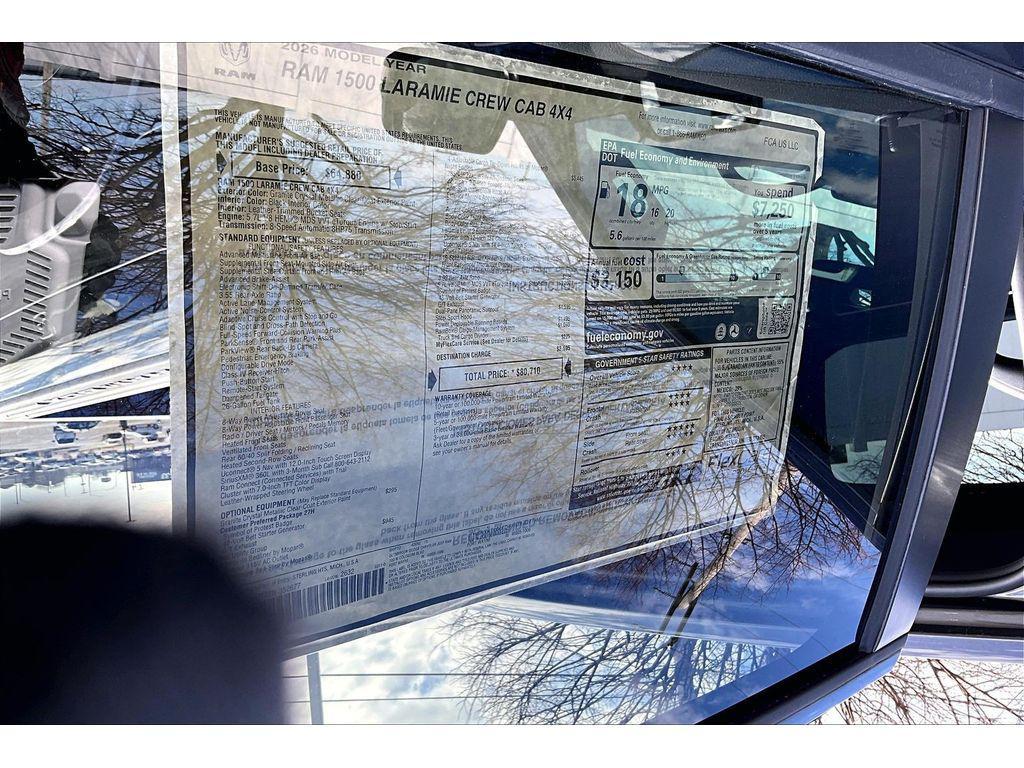 new 2026 Ram 1500 car, priced at $67,805