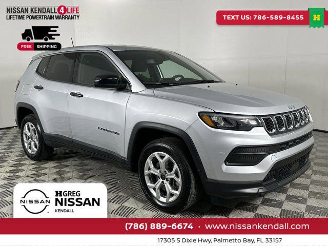 used 2025 Jeep Compass car, priced at $18,998