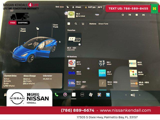 used 2021 Tesla Model 3 car, priced at $22,000