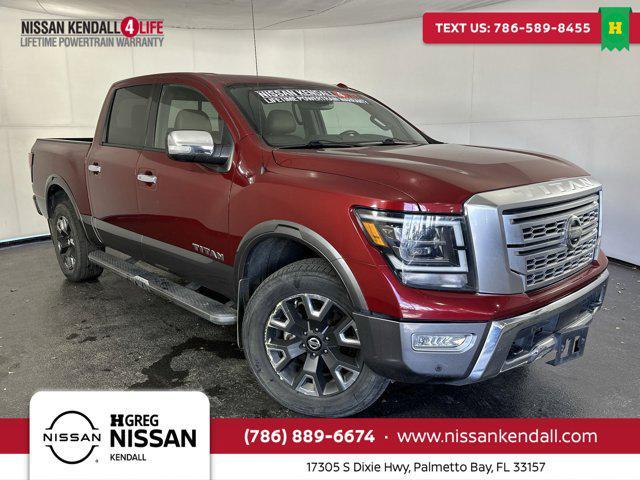 used 2021 Nissan Titan car, priced at $29,998