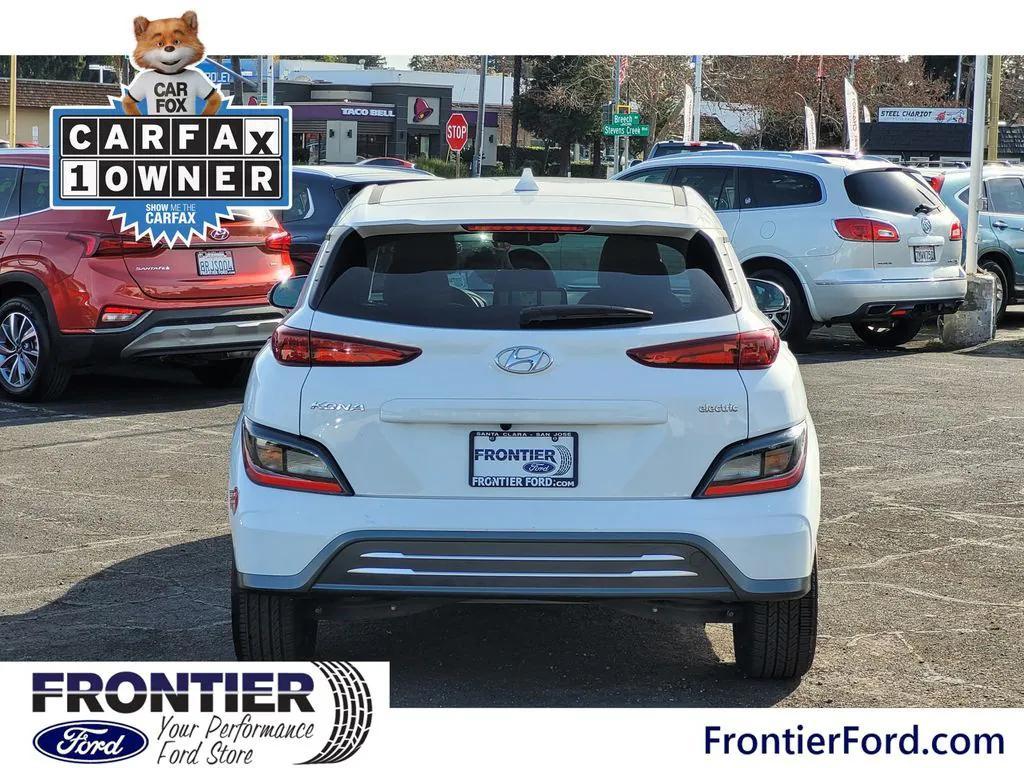 used 2023 Hyundai Kona EV car, priced at $16,884