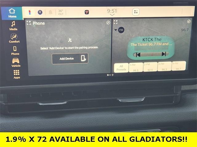 new 2026 Jeep Gladiator car, priced at $39,565