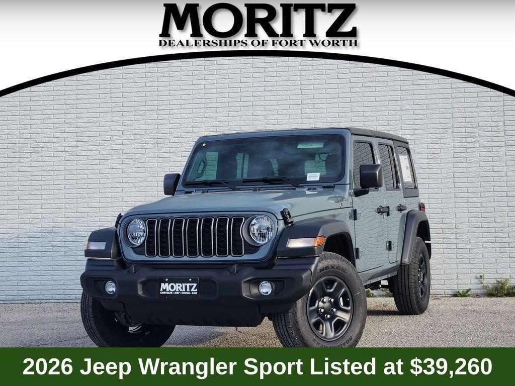new 2026 Jeep Wrangler car, priced at $39,260