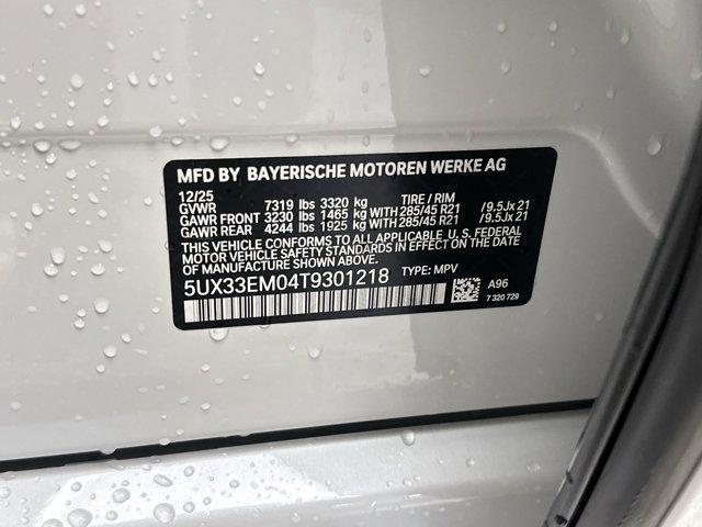 new 2026 BMW X7 car, priced at $126,425