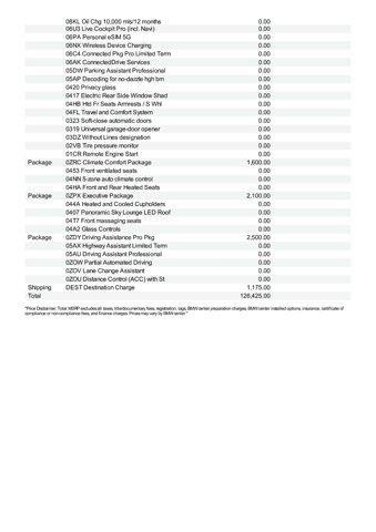 new 2026 BMW X7 car, priced at $126,425