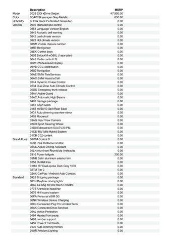 used 2025 BMW 330 car, priced at $51,425