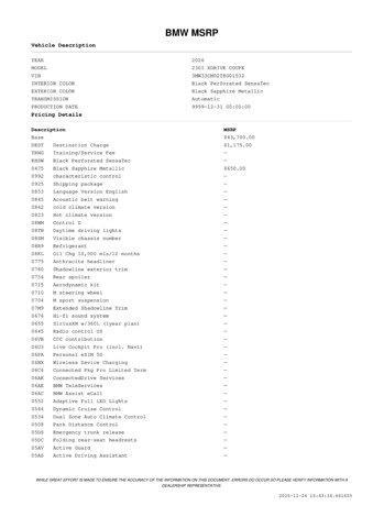 new 2026 BMW 230 car, priced at $52,130