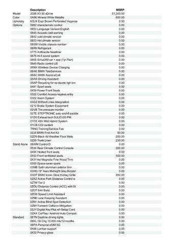 new 2026 BMW X3 car, priced at $58,330