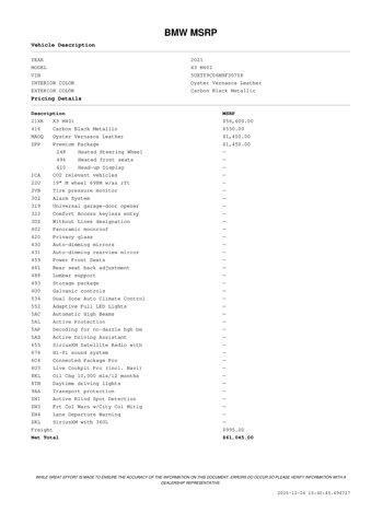 used 2021 BMW X3 car, priced at $36,971