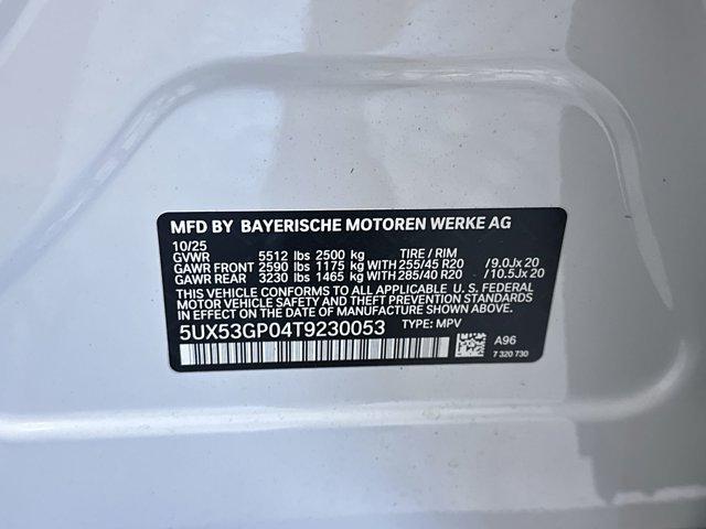 used 2026 BMW X3 car, priced at $54,473