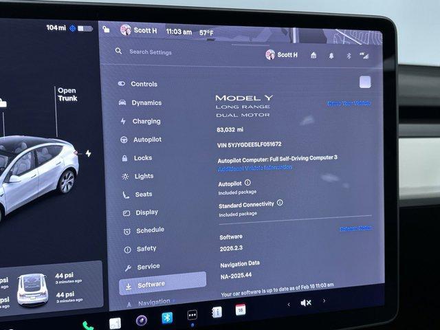used 2020 Tesla Model Y car, priced at $22,326