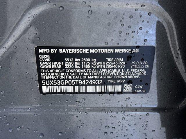 new 2026 BMW X3 car, priced at $60,480