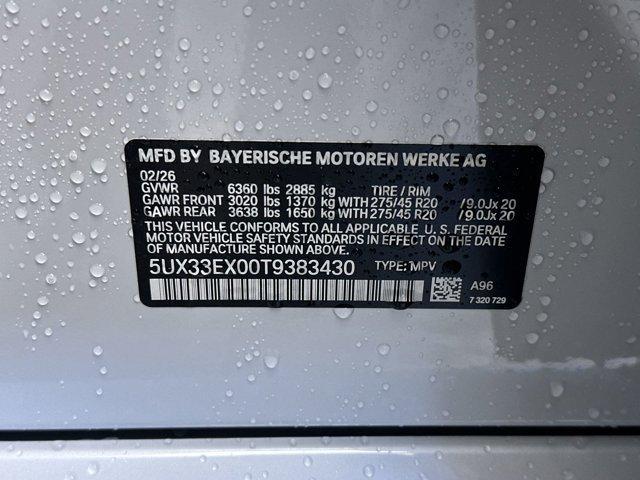 new 2026 BMW X6 car, priced at $83,925