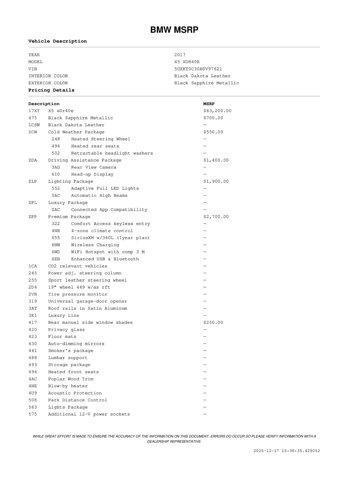 used 2017 BMW X5 eDrive car, priced at $17,579