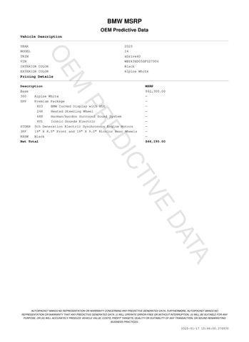 used 2025 BMW i4 Gran Coupe car, priced at $59,576