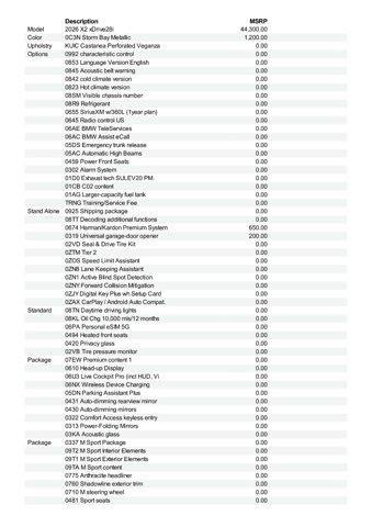 new 2026 BMW X2 car, priced at $55,300