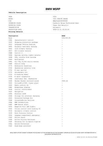 new 2026 BMW 330 car, priced at $56,975