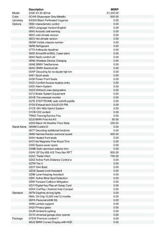 new 2026 BMW X3 car, priced at $61,000