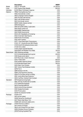 used 2025 BMW X1 car, priced at $43,619