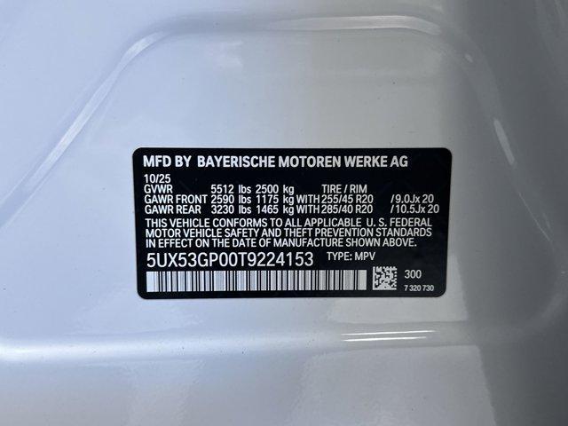 used 2026 BMW X3 car, priced at $54,878