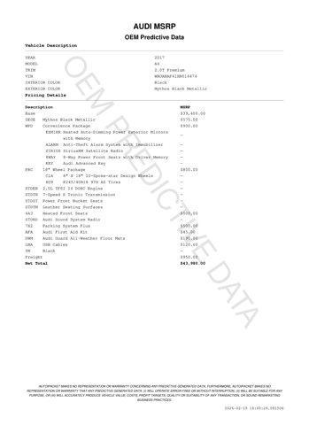 used 2017 Audi A4 car, priced at $17,971