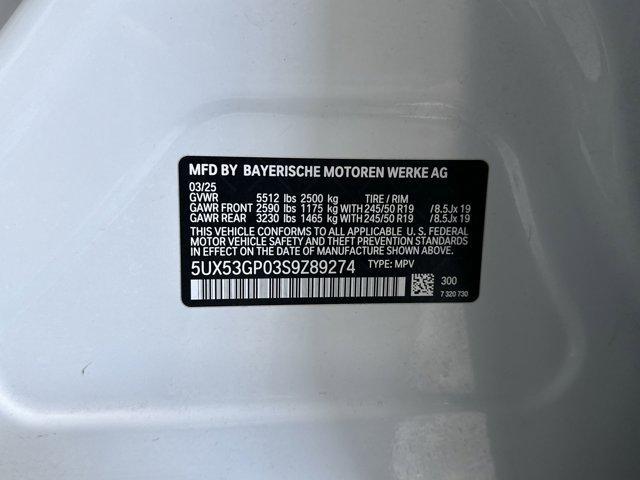 used 2025 BMW X3 car, priced at $44,771