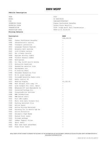 used 2023 BMW X3 car, priced at $38,657