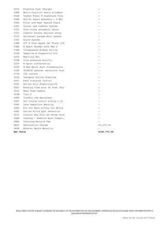 new 2026 BMW XM car, priced at $160,775