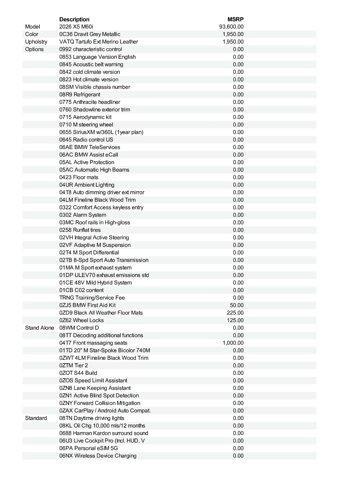 new 2026 BMW X5 car, priced at $105,775