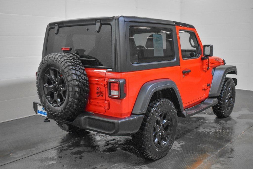 used 2022 Jeep Wrangler car, priced at $28,700