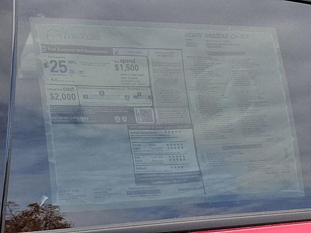 new 2026 Mazda CX-50 car, priced at $39,930