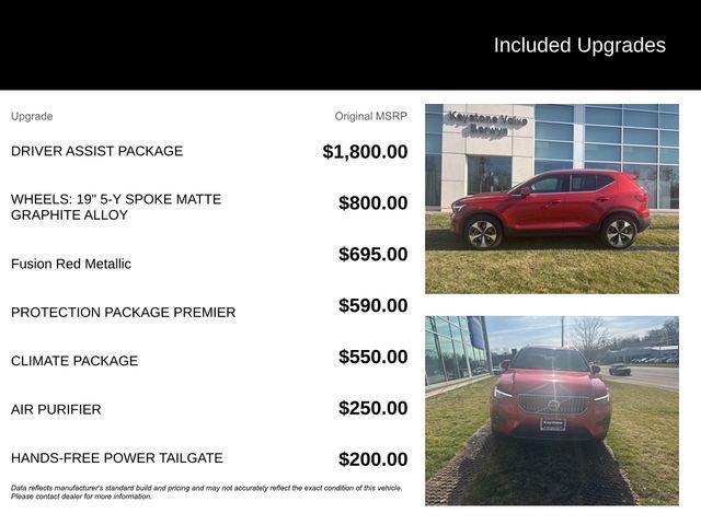 used 2023 Volvo XC40 car, priced at $30,795