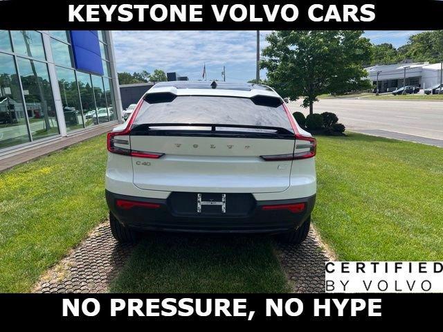 used 2023 Volvo C40 Recharge Pure Electric car, priced at $27,495