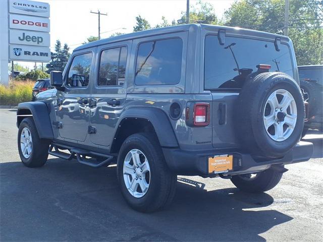 used 2021 Jeep Wrangler Unlimited car, priced at $29,422