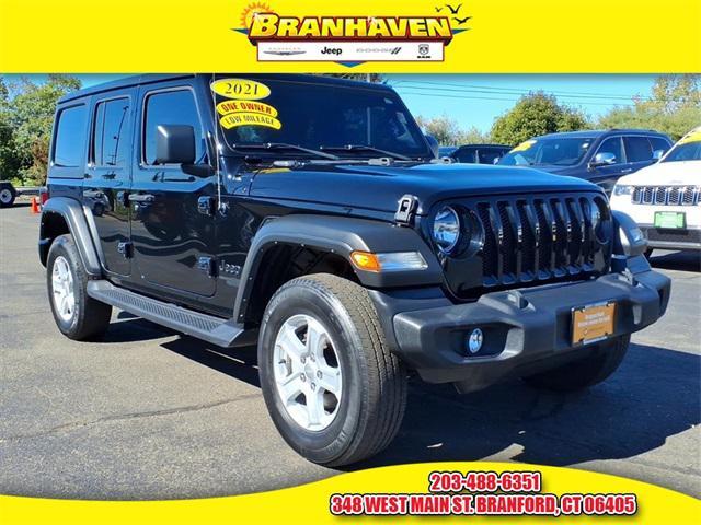 used 2021 Jeep Wrangler Unlimited car, priced at $28,942
