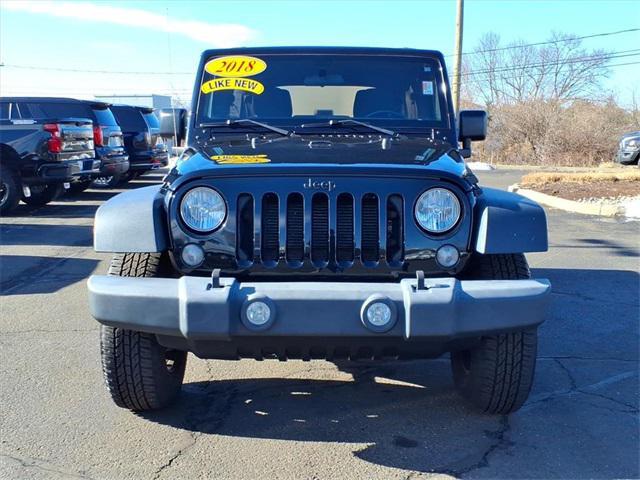 used 2018 Jeep Wrangler JK Unlimited car, priced at $18,588