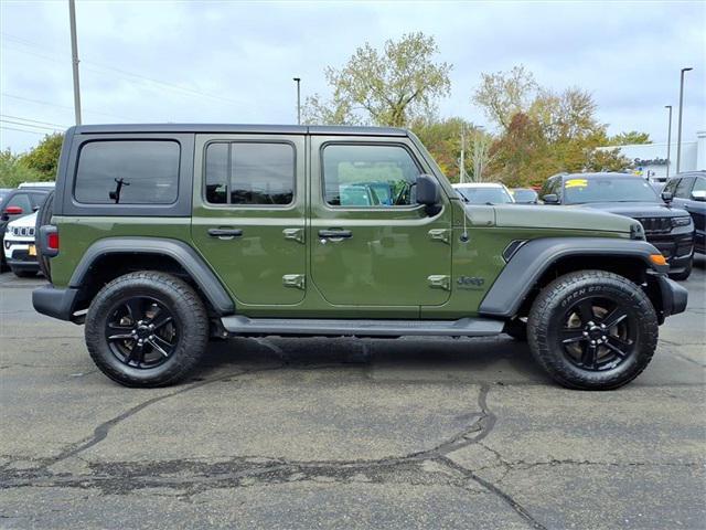 used 2021 Jeep Wrangler Unlimited car, priced at $28,871