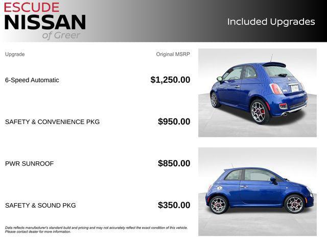 used 2012 FIAT 500 car, priced at $8,499