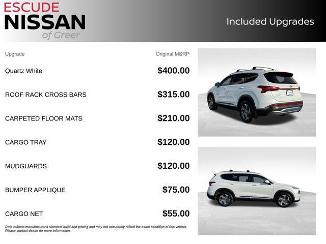 used 2022 Hyundai Santa Fe car, priced at $17,199